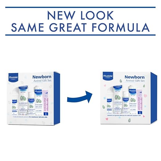 Mustela Newborn Arrival Gift Set - Baby Skincare & Bath Time Essentials - Natural & Plant Based - 5 Items Set - Image 4