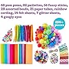Kid Made Modern Rainbow Craft Kit - Bulk Arts & Crafts Supplies and Materials for Kids - 300+ Pieces DIY Art Box Case for Creative Projects (Ages 6+) - Image 4