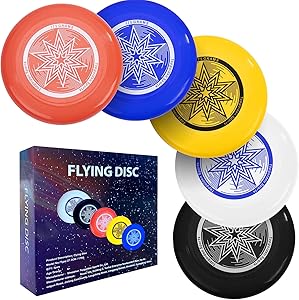 Eastgoing Ultimate Flying Disc 175 Gram, 10.75 Inch Sport Disc ，Loads of Colors Available, Suitable for Competitions, Team Flying Disc for Beach, Park, Pet, Camping and More,