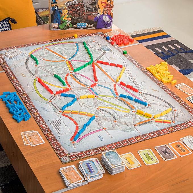 Ticket to Ride Board Game - A Cross-Country Train Adventure for Friends and Family! Strategy Game for Kids & Adults, Ages 8+, 2-5 Players, 30-60 Minute Playtime, Made by Days of Wonder - Image 3