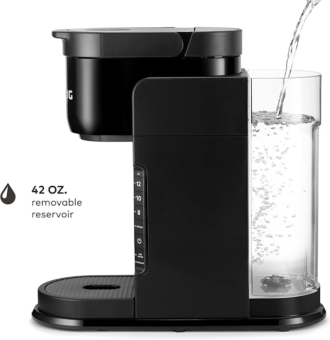 Keurig K-Express Single Serve K-Cup Pod Coffee Maker, 3 Brew Sizes, Strong Button Feature, 42oz Removable Reservoir, Black - Image 4