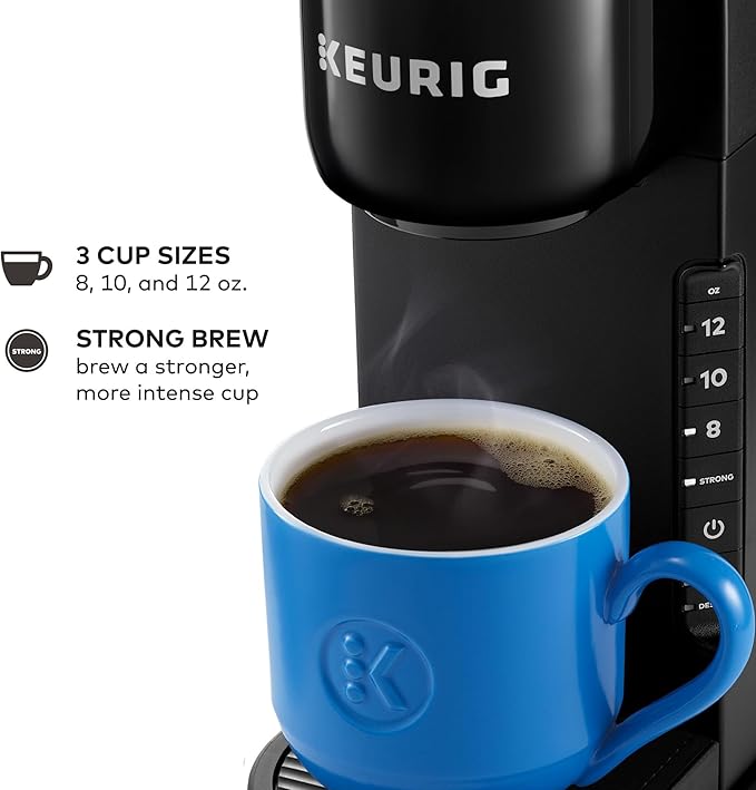 Keurig K-Express Single Serve K-Cup Pod Coffee Maker, 3 Brew Sizes, Strong Button Feature, 42oz Removable Reservoir, Black - Image 6