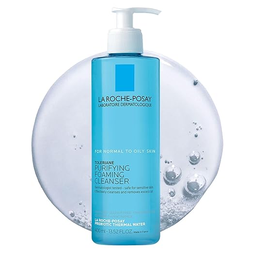 La Roche-Posay Toleriane Purifying Foaming Facial Cleanser, Oil Free Face Wash for Oily Skin and for Sensitive Skin with Niacinamide, Pore Cleanser Won’t Dry Out Skin, Unscented - Image 7